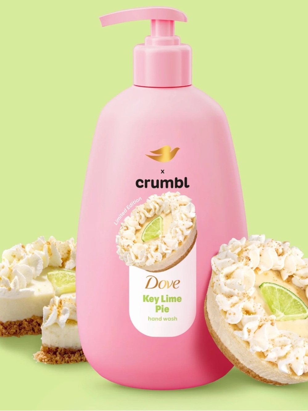 🔥 2/20: Dove x Crumbl Key Lime Pie Hand Wash - 12fl oz